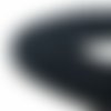 61 perles agate noire givrées 6mm naturelle - perle onyx givrée 6mm - p0099