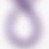 Fil perles améthyste 2mm violet naturelles - p0136