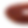 47 perles cornaline 8mm orange naturelles - p0194