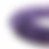 47 perles en agate craquelée violet 8mm - p0231
