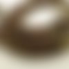61 perles hypersthène 6mm naturelles - p0323