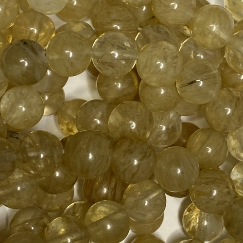 22 perles jade topaze 8mm naturelles - p0387