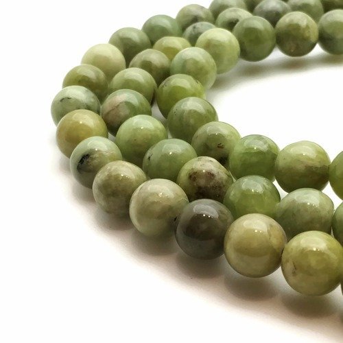 89 perles péridot 4mm vert naturelles - p0526
