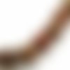 37 perles unakite 10mm marron naturelles - p0642