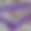 Fermeture éclair dentelle 35 cm violet