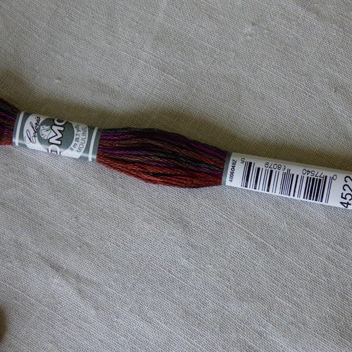 Fil à broder dmc mouliné coloris n°4522 nuits canadienne 