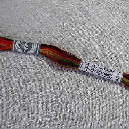 Fil à broder dmc mouliné coloris n°4511 ete indien 