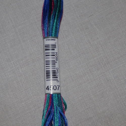 Fil à broder dmc mouliné coloris n°4507 bougainvilliers 