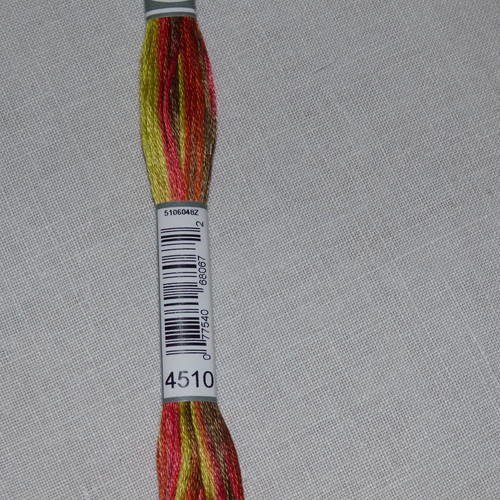Fil à broder dmc mouliné coloris n°4510 erable 