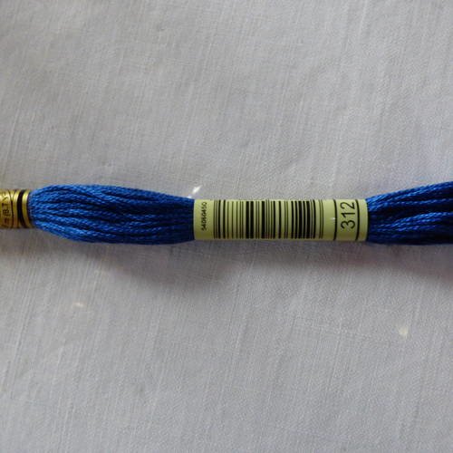 Fil à broder dmc mouliné coloris 312 