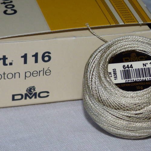 Dmc coton perlé n°12col 644