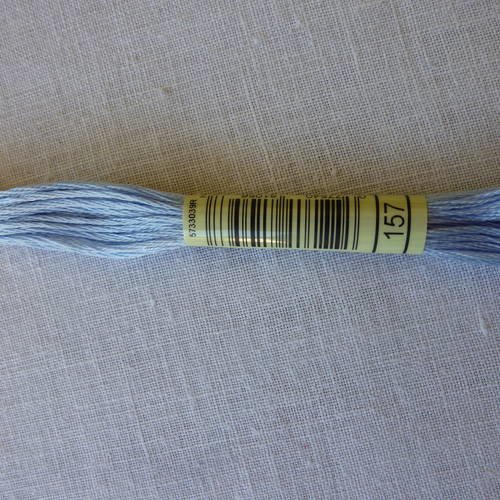 Fil à broder dmc mouliné coloris 157 