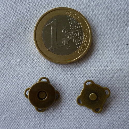 Pression aimanté à coudre diamètre 1cm 