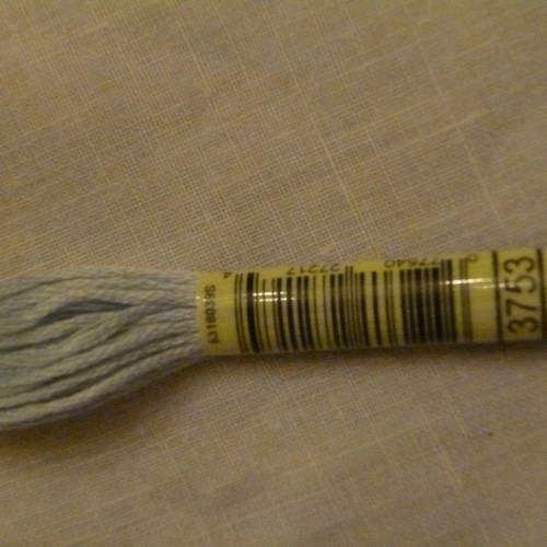 Fil à broder dmc mouliné coloris 3753 