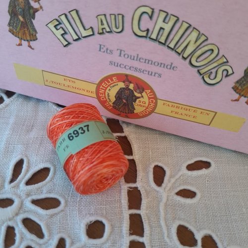 Coton cocon au chinois orange dégradé 6937 capucine