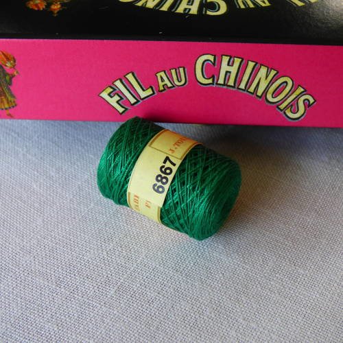 Cocon au chinois  vert 6867 