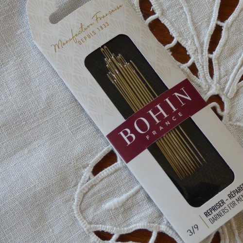 Aiguilles à repriser bohin  3/9