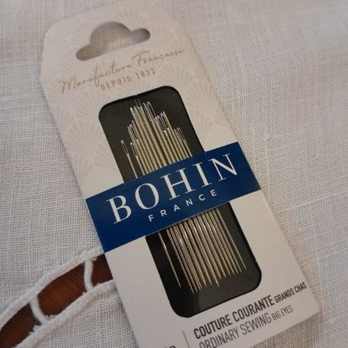 Aiguilles bohin france couture courante assortiment 3-9  grand chas