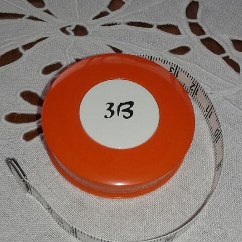 Centimètre rollfix(mètre enrouleur) coloris orange