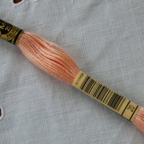 Fil à broder dmc mouliné coloris 20
