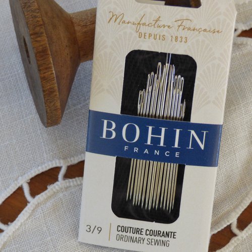Aiguilles bohin france broder3-9  longues-couture courante