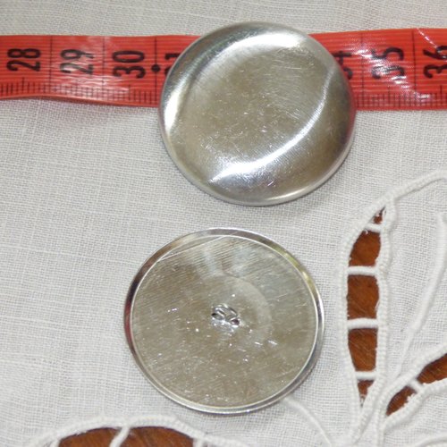 Bouton à recouvrir en métal 38mm