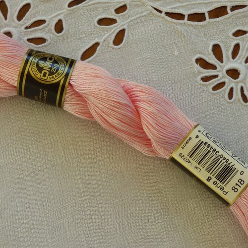 Dmc coton perlé n°8 col 818