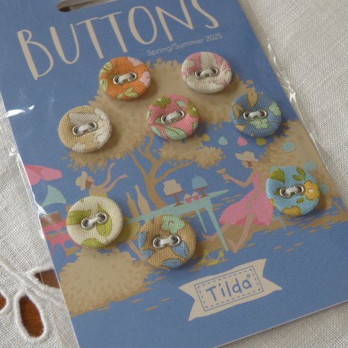 Pochette bouton tilda "buttons spring-summer 2025"ref 2