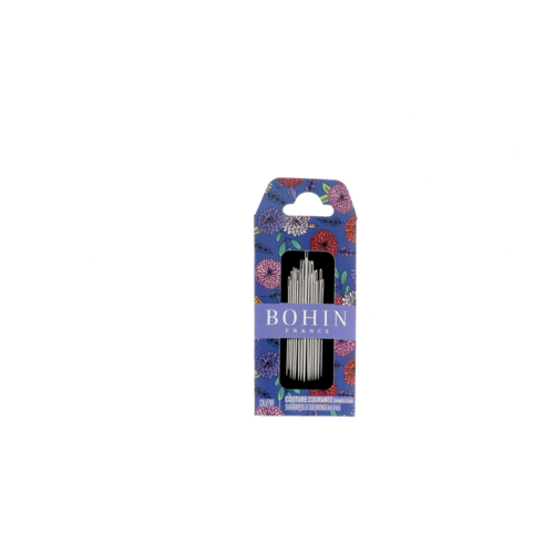 Aiguilles bohin couture courante assortiment 3-9  grand chas blossom bleu