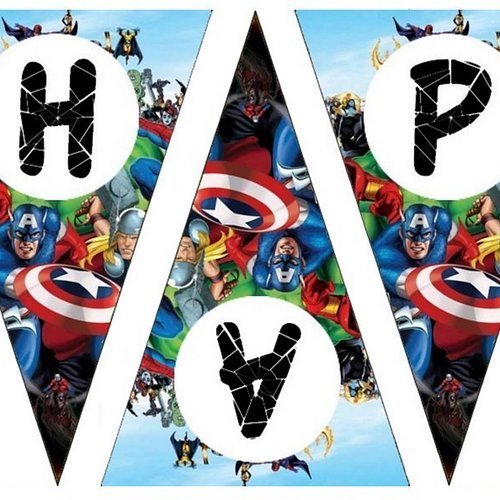Kit Anniversaire A Imprimer Marvel Super Heros Un Grand Marche