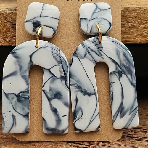 Boucles d'oreilles argeline