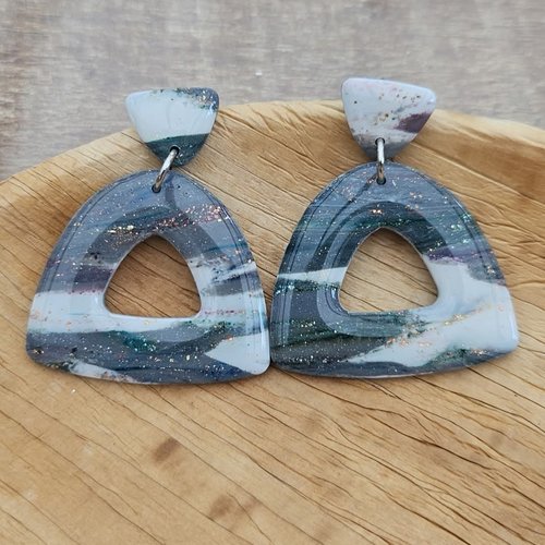 Boucles d'oreilles minéris1