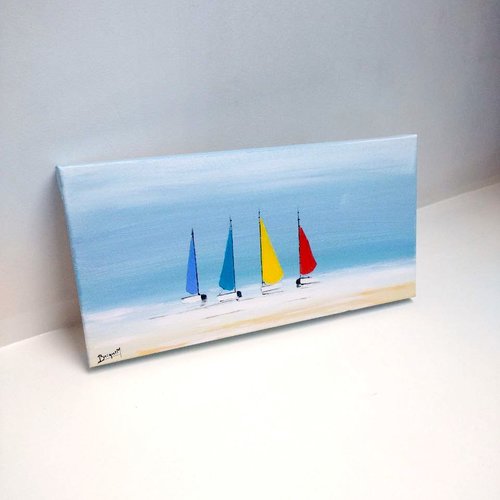 Les voiliers, peinture