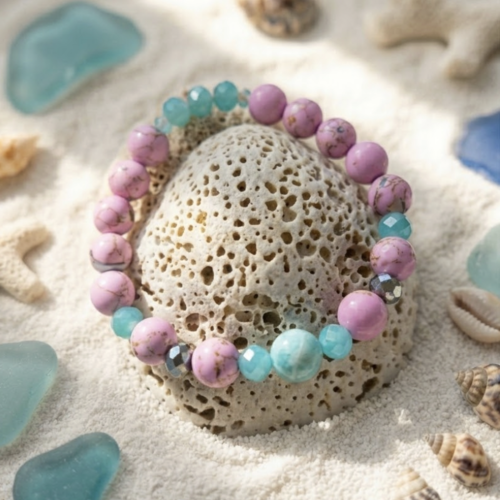 Bracelet apaisement anti-stress, amazonite
