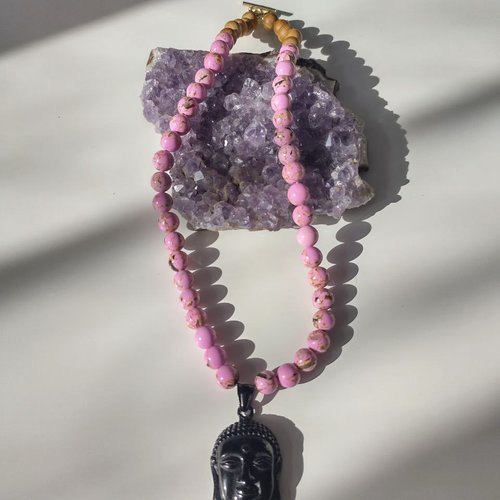 Collier bouddha sérénité et protection