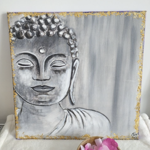 Bouddha doré peinture