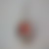 Rouge gorge rondin de bois peint