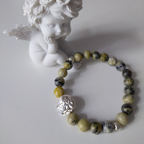 Bracelet protecteur, ange serpentine