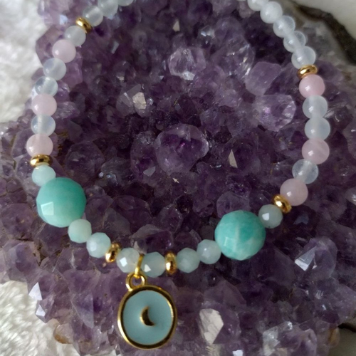 Bracelet lune, douceur et intuition