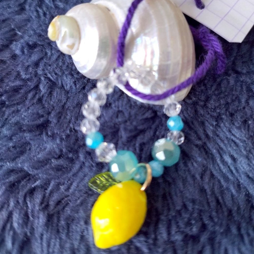 Bague citron, chakra plexus solaire