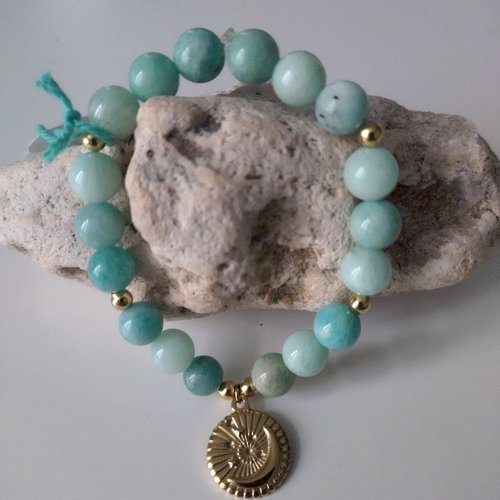 Bracelet bonheur, amazonite