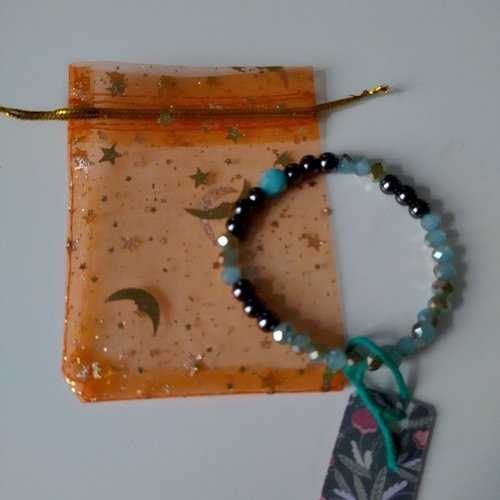 Bracelet vitalité, hématite