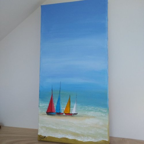 Horizon paisible, peinture