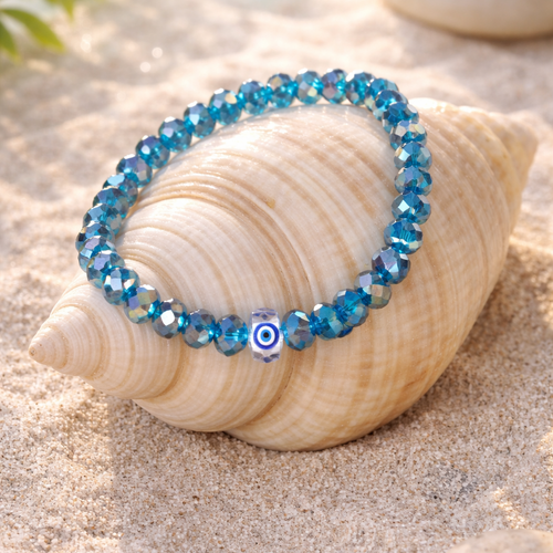 Bracelet “protection océane œil de sainte lucie