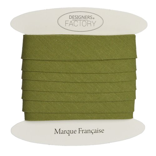 Biais coton vert tilleul de belle qualité - biais couture vert tilleul par 5 mètres