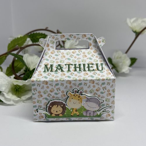 Mini boite invité personnalisée