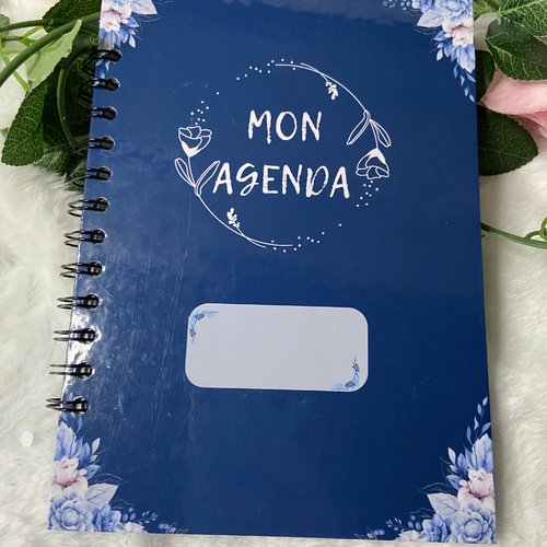 Agenda a5 bleu