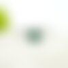Bague fine vert sapin en argent 925/1000 collection niji minimaliste