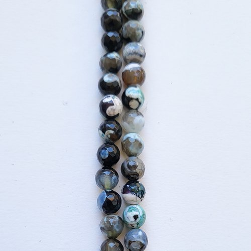 Agate facettées