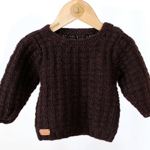 Pull Bebe Garcon Marron Un Grand Marche